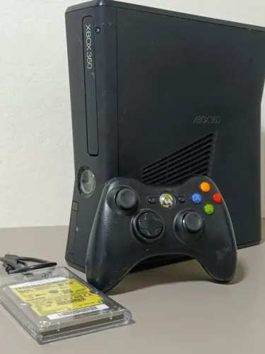 XBOX 360 HD LOTADO DE JOGOS