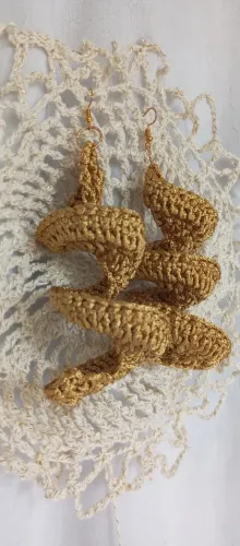 Brinco Espiral Croche