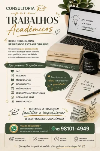 Consultoria acadêmica.
