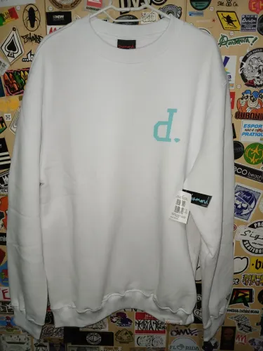 Blusa moletom Diamond branca GG nova