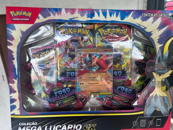 Box mega lucario ex