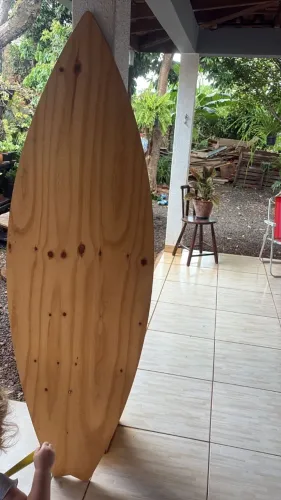 Prancha madeira decoração