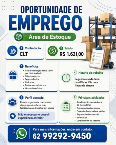 Auxiliar de estoque