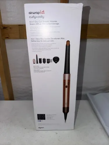 Dyson Airwrap i.d. Multi-styler Curly Coily Amber Silk - Novo na Caixa Lacrado