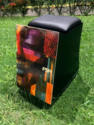 Cajón Profissional FSA Gibão Premium Captação Dupla XLR
