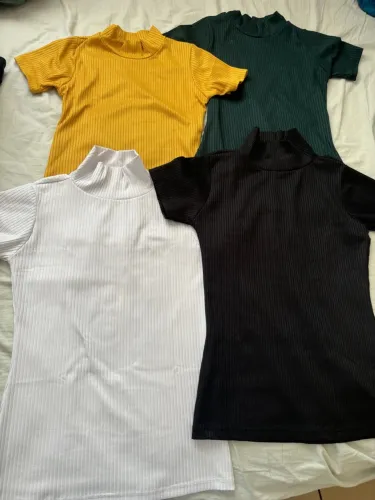 Blusas caneladas tamanho P