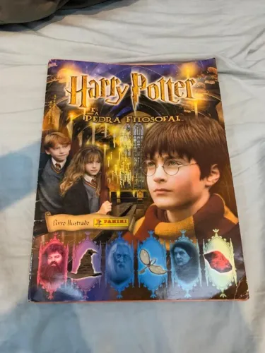 album figurinhas panini harry potter e a pedra filosofal incompleto