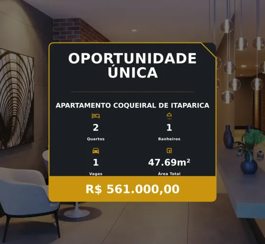 Viva com Estilo: Apartamento 2Q em Coqueiral de Itaparica - Vila Velha
