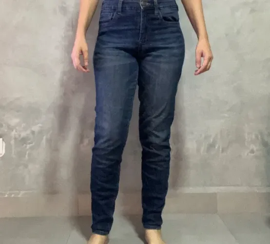 Calça jeans Aeropostale feminina azul