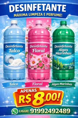 DESINFETANTE ARTESANAL 