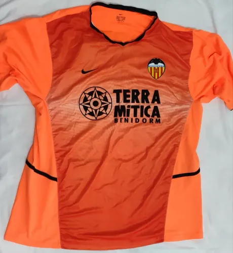 Camisa Valencia Laranja Neon Futebol Tam GG
