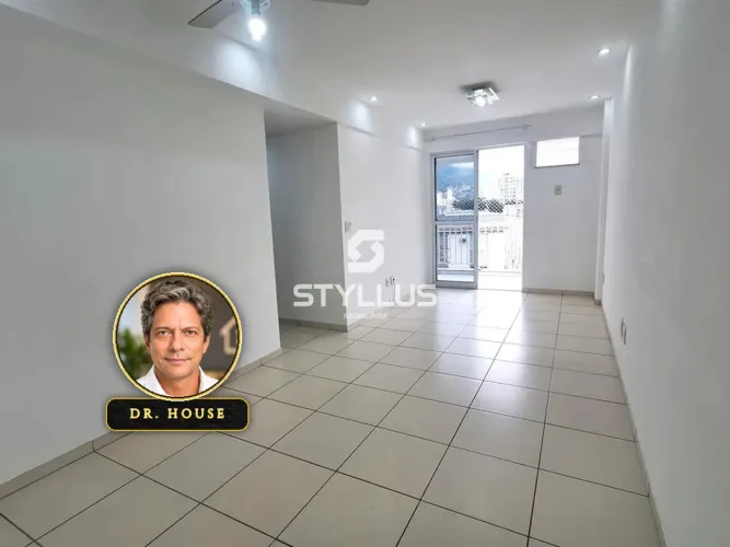 Apartamento Espaçoso com Varanda e Vista Livre em Cachambi! M74Y