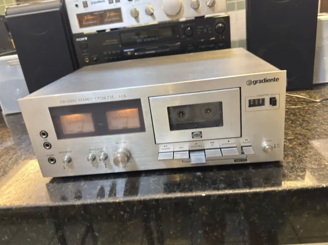 Tape Deck Gradiente CD-2500 (revisado com garantia) com troca cabeçote