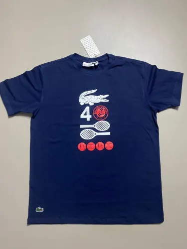 Camiseta Lac Sport x Roland Garros Azul Marinho