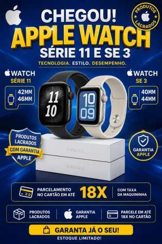 Apple Watch Série SE 3 e S11 Lacrados