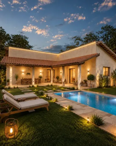 Chácara semi pronta em residencial fechado ao lado da represa