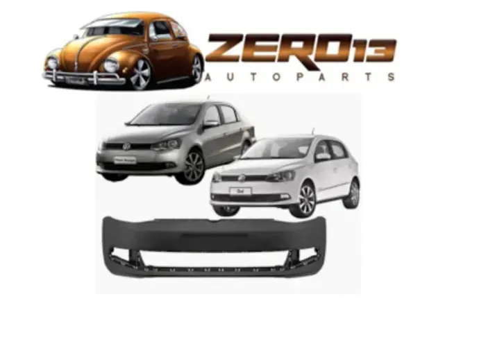 Parachoque Dianteiro Preto Liso para Pintura VW Gol G6 2012 2013 2014 2015 Voyage 2013 201