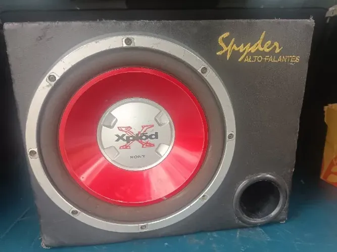 Caixa de Som Spyder + Sony Xplod | Som Automotivo | Grave