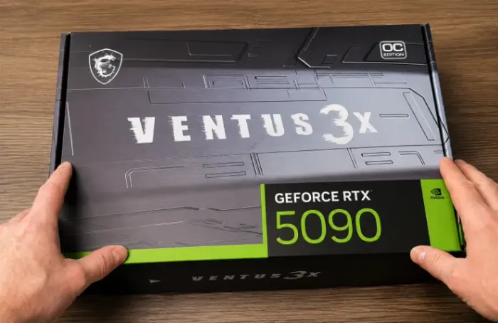 Placa de Vídeo MSI GeForce RTX5090 Ventus 3X OC 32GB GDDR7 PCI-Express