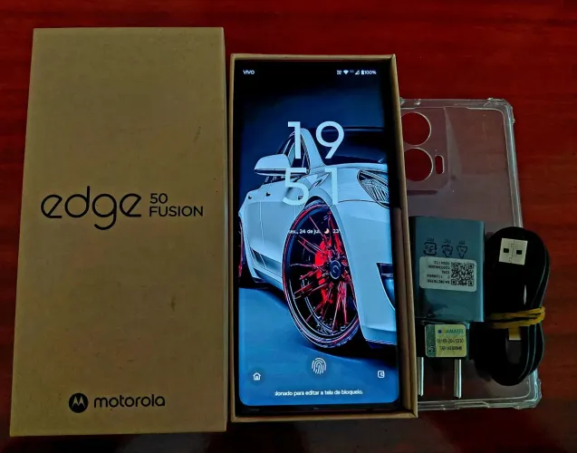 Moto Edge 50 Fusion//256 GB//NFC//Snapdragon//Lindo e Completo!!
