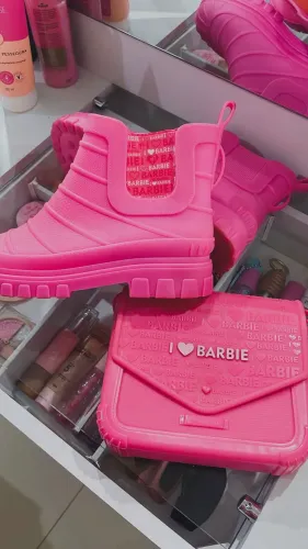 Bota Infantil Grendene Barbie Love Bag