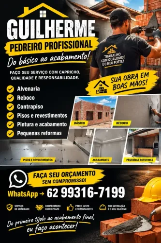 Sou Pedreiro do Basico ao acabamento
