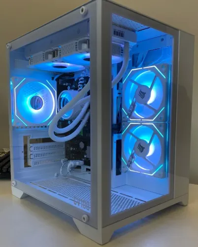 Pc Gamer Branco Ryzen 5 5600gt 16GB ram nvme 500gb- Loja física