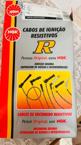 Jogo de Cabos de Ignição NGK Original - Ford New Fiesta