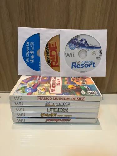 Lote Nintendo Wii: 8 Jogos Selecionados (Alguns apenas disco)