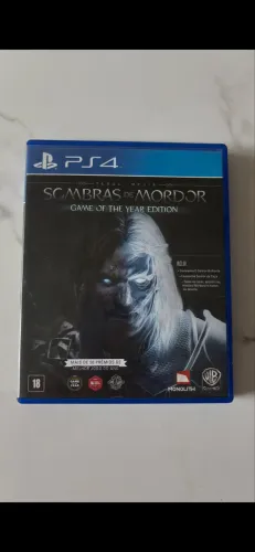 jogo ps4 sombras de mordor game of the year edition