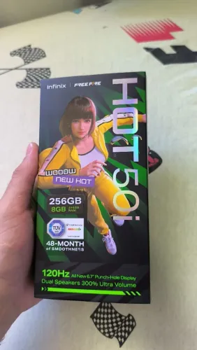 CELULAR INFINIX HOT 50i 256gb 4gb+4gb de RAM