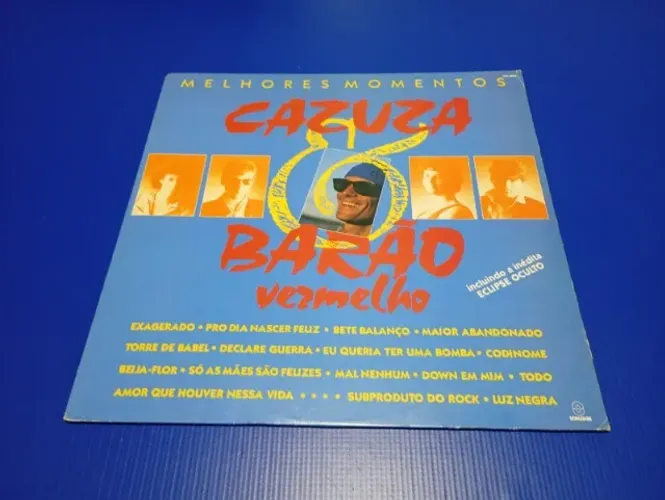 Lp Cazuza & Barão Vermelho - Melhores Momentos (1989/excelente)