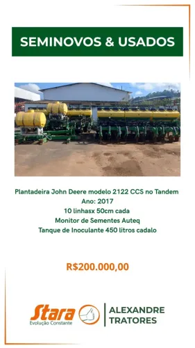 Máquinas agrícolas a venda seminovas 