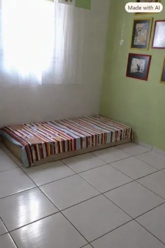 Cama solteiro estilo montessoriana