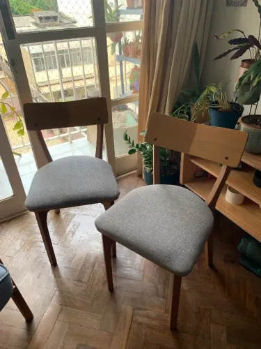 Cadeira de Jantar Oppa Madeira/estofado