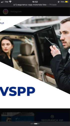 Prestação de serviços segurança e motorista 