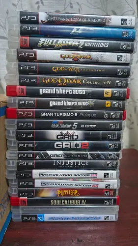 Lote 20 jogos ps3 mídia física originais ENVIO OLX