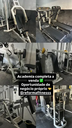 Academia completa a venda em funcionamento 
