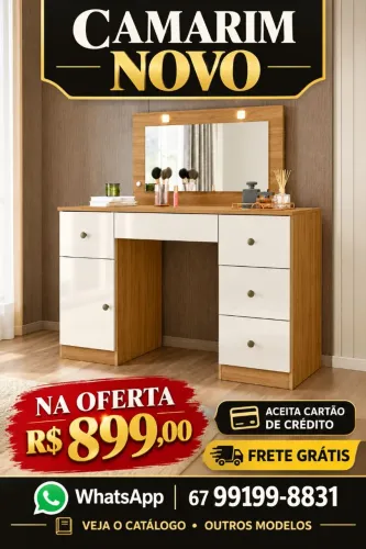 Camarim na promoção hoje novo Garantia