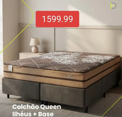 Colchão king ilhéus molas ensacadas individualmente