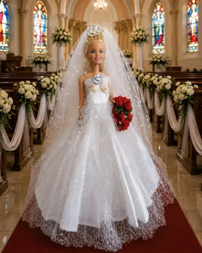 Barbie Mattel noiva