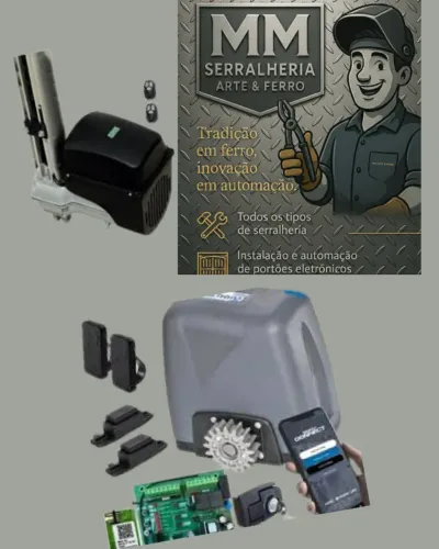Venda e instalação de motores de portão residencial e industrial 