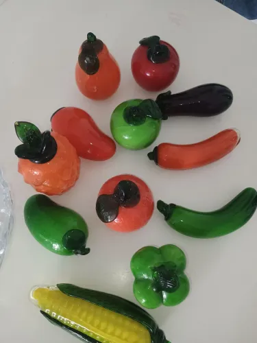 Fruteira de vidro