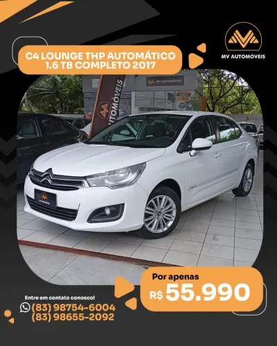 Citroen C4 Lounge Origine 1.6 Turbo Flex Aut. 2017