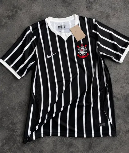 Camisa Corinthians 26/27 Preta Torcedor