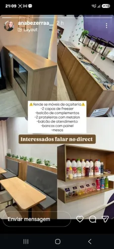 Móveis com pouco tempo de uso