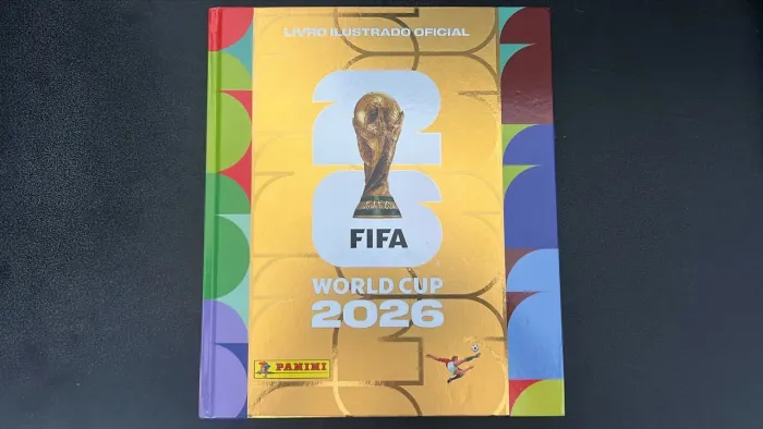 Álbum Copa do Mundo 2026 Capa Dourada