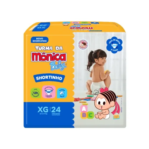 Fraldas Tumar da Mônica Baby Shortinho XG