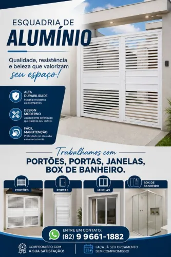 Esquadria de alumínio 