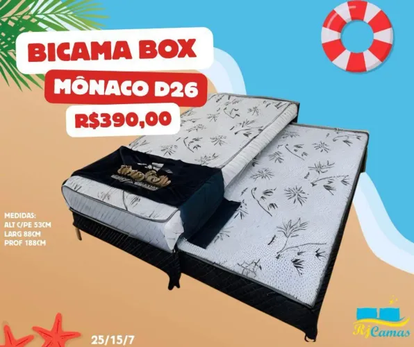 Bicama box Mônaco D26 (Pague na entrega)